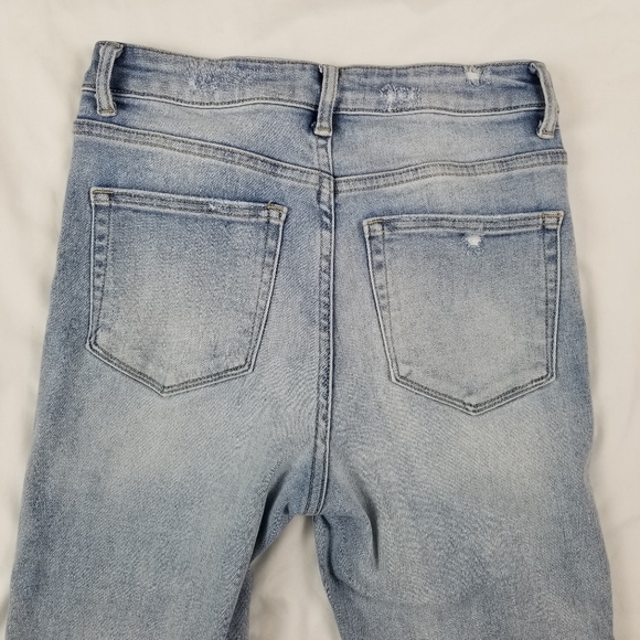 Altar'd State Straight Jeans Women Size 26, Light Wash, High Rise - Picture 8 of 9